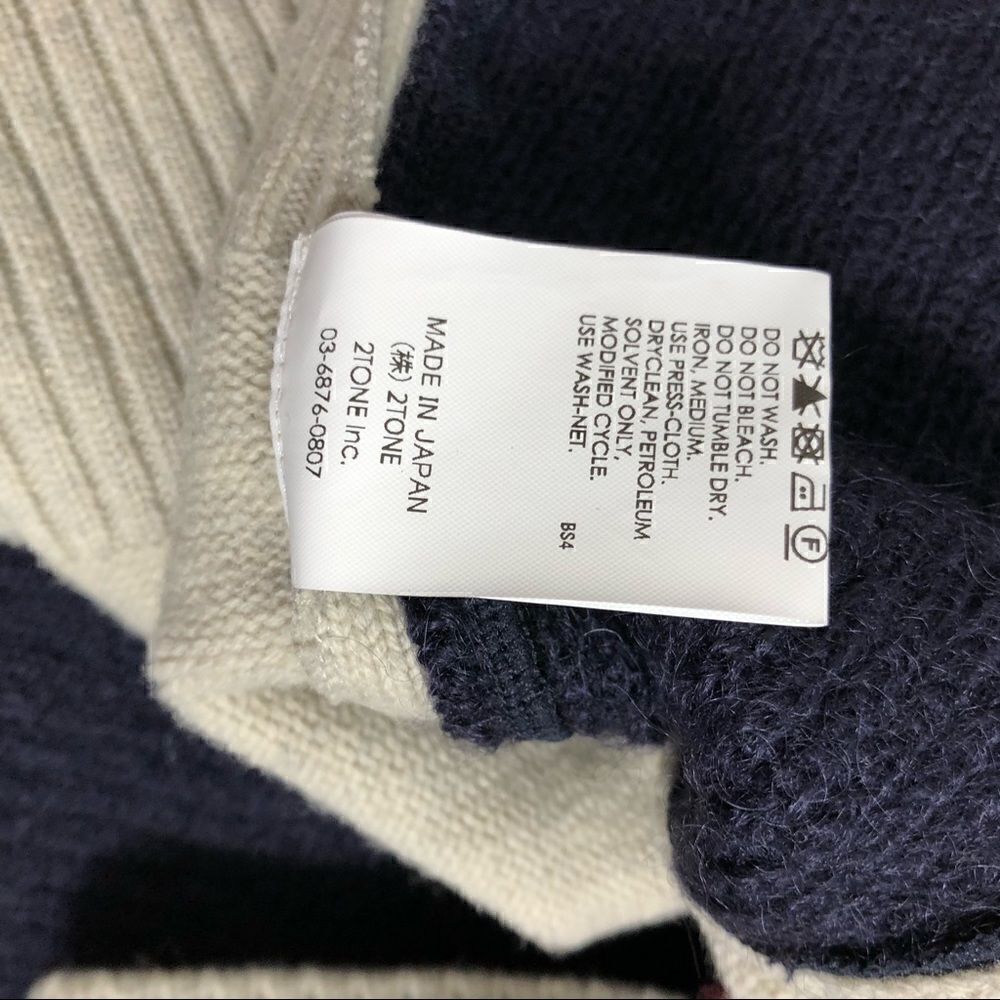 Base Mark Wool Multi Knot Cardigan Made in Japan - Picture 8 of 9